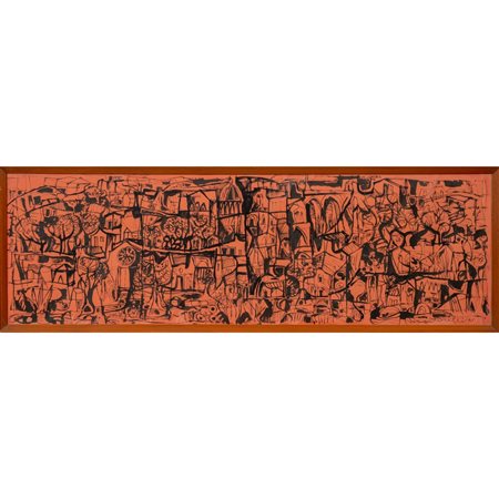 GIGI MARTORELLI, Disegno a china su carta