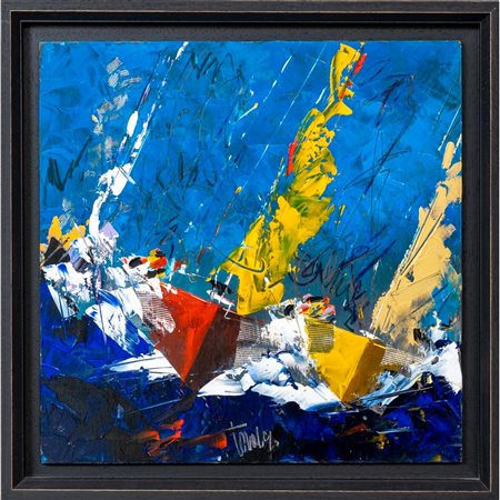 FRANCESCO TORALDO, Olio su tavola