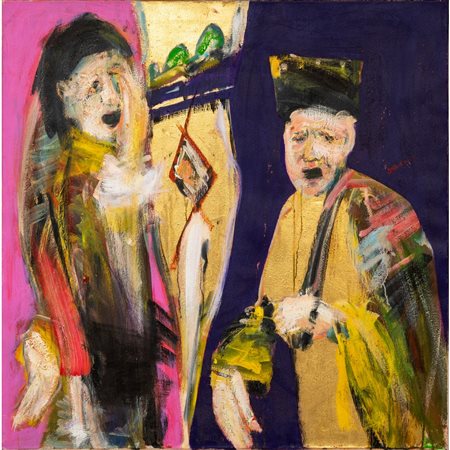 GHEORGHE TIRLA, Olio su tela