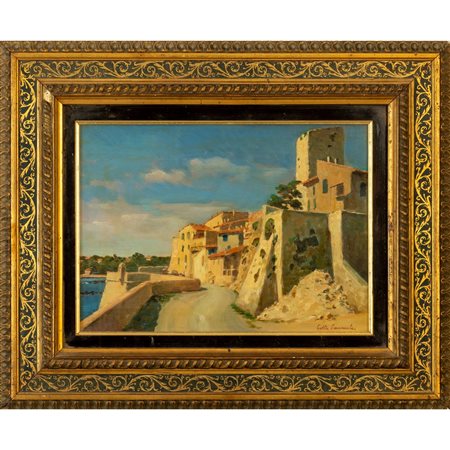 EMANUELE COSTA, Olio su tavoletta