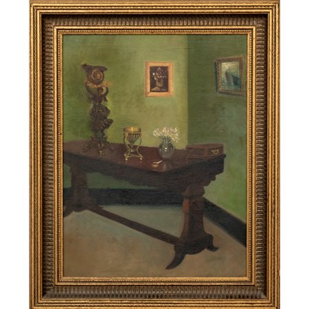 GIUSEPPE MINUTILLA LAURIA (Attr.le), Olio su tela