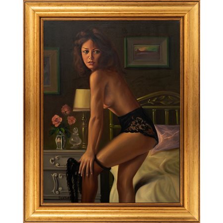 PITTORE DEL XX SECOLO, Olio su tela