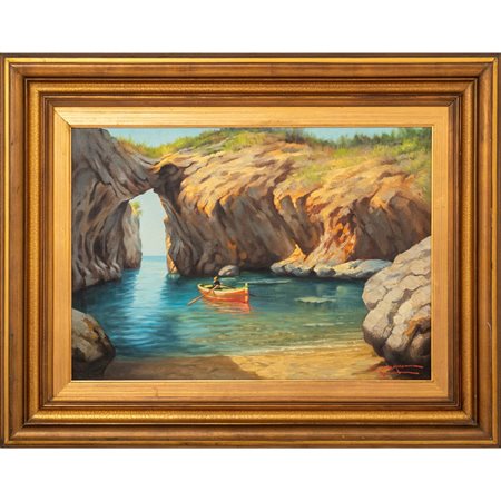 PITTORE DEL XX SECOLO, Olio su cartone telato