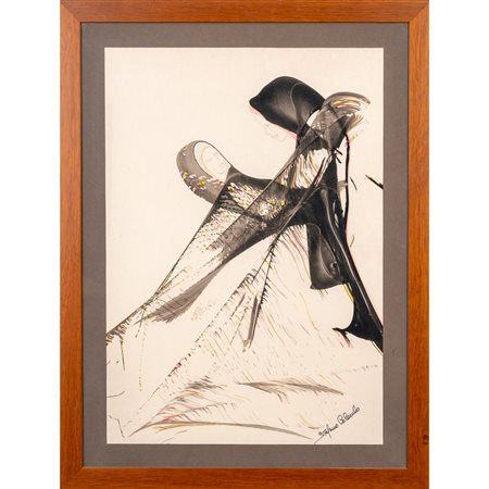 STEFANO COLOMBO, Tecnica mista su carta