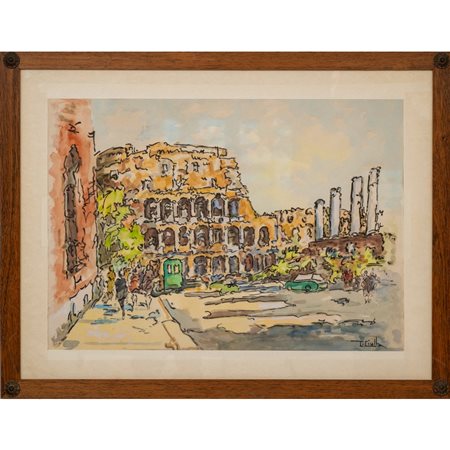 GIUSEPPE CIULLA, Acquarello su carta