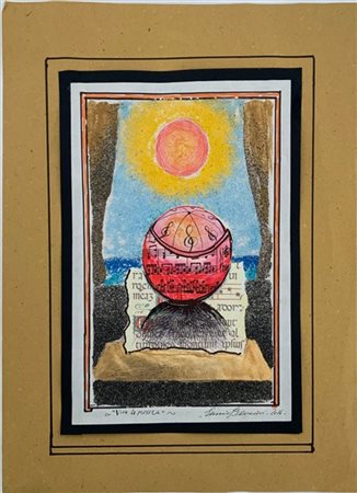 Ennio Bencini "Viva la musica" e "Nascita di una vita futura" due tecniche miste