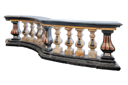 IMPORTANTE COPPIA DI BALAUSTRE BAROCCHE