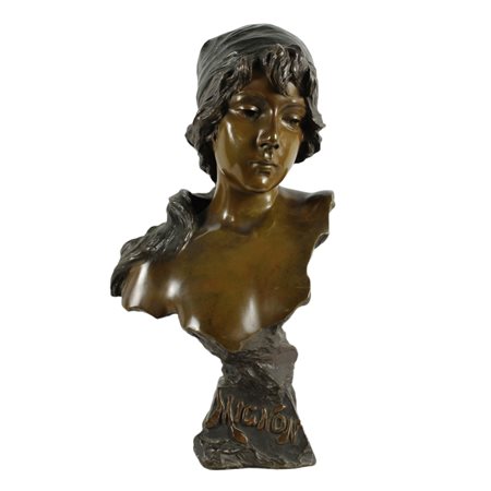 SCULTURA IN BRONZO PATINATO