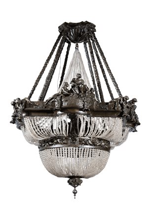 IMPORTANTE MONUMENTALE LAMPADARIO