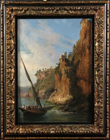 Giacinto Gigante, Scogliera a Sorrento
