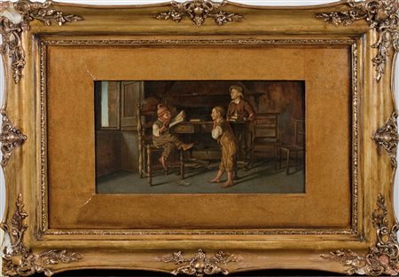 Giuseppe Costantini, La lezione, 1877