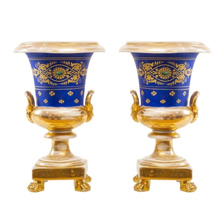 COPPIA PICCOLI VASI Impero