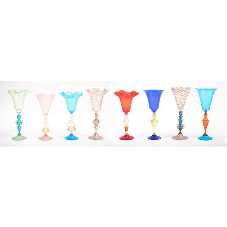 MAESTRI MURANESI DEL XX SECOLO, Otto bicchieri