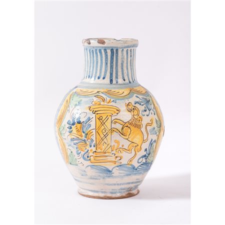 MANIFATTURA CASTELLI DEL XIX SECOLO, Boccia in ceramica