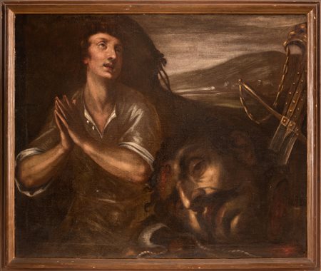Pittore veneto del XVII secolo   Davide e la testa di Golia 