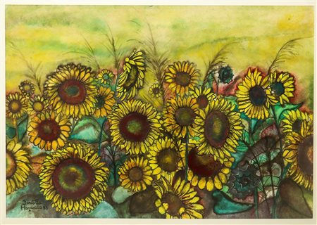 Donatella Maganuco (Catania 1944-2011)  - Girasoli