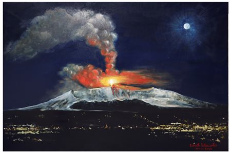 Roberto Paternostro (03/09/1966)  - Etna al chiaro di luna