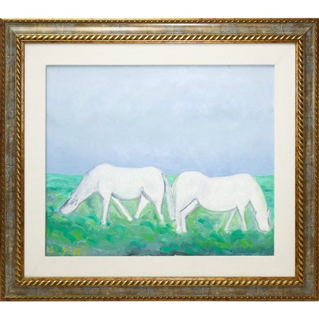 Giuseppe Cesetti (Toscana 1902-Toscana  1990)  - Pascolo