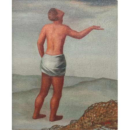 Pino Della Selva (1904-1987)  - La pioggia