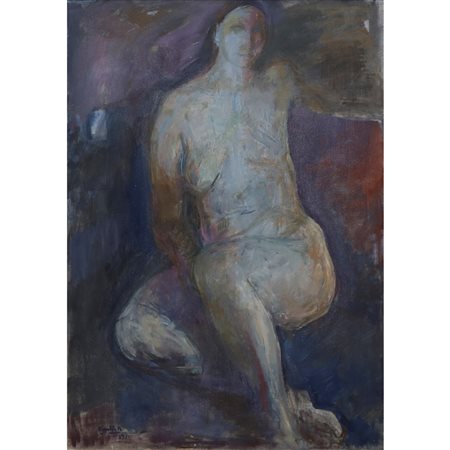 Rubens Capaldo (Parigi 1908-Napoli 1998)  - Nudo di donna