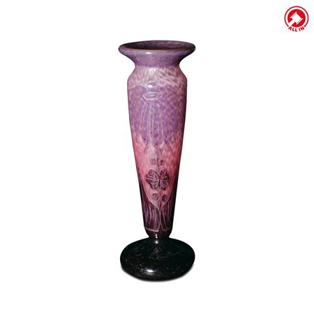 CHARLES SCHNEIDER - Le Verre Français - Vaso “Dahlia”