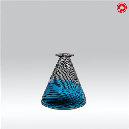 MURANO - Vaso in vetro a forma troncoconica