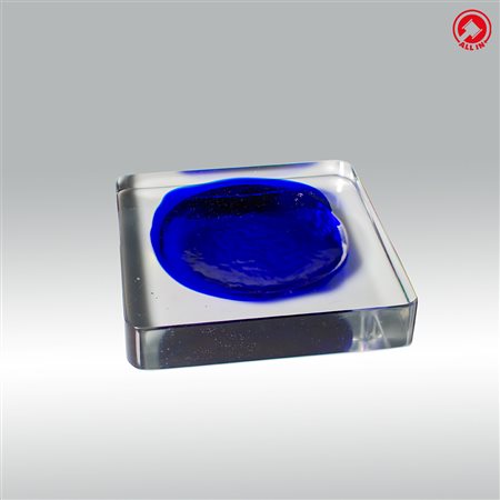 VENINI - Posacenere in vetro pesante