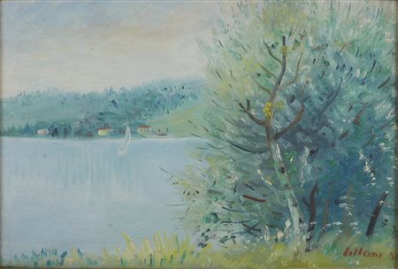 LILLONI UMBERTO (1898 - 1980) - Paesaggio lombardo. .