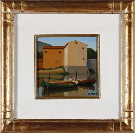 MASI ROBERTO (1940 - 2011) - Riflessi d'Arno.