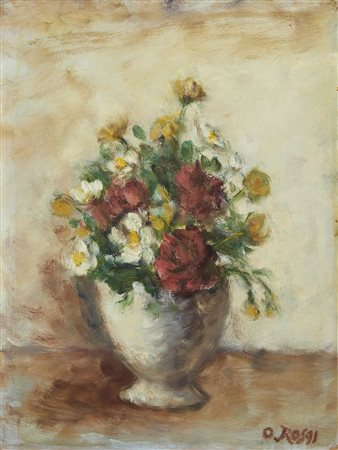 ROSAI OTTONE (1895 - 1957) - Vaso di fiori. .