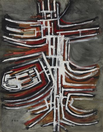 PERILLI ACHILLE (1927 - 2021) - Senza titolo (fronte e retro).