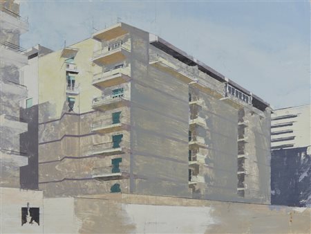 ORTONA GIORGIO (n. 1960) - Edificio sulla circonvallazione nomentana.