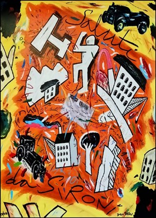 DONZELLI BRUNO Napoli 1941 "Saluti da Sironi"