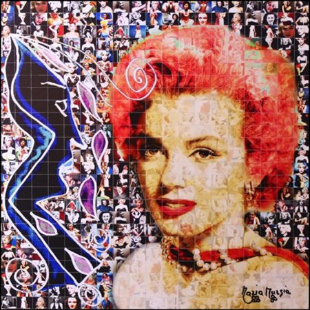 MURGIA MARIA Sassari 1935 "Omaggio a Marilyn Monroe"