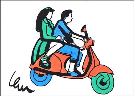 LODOLA MARCO Dorno 1955 "Senza titolo"