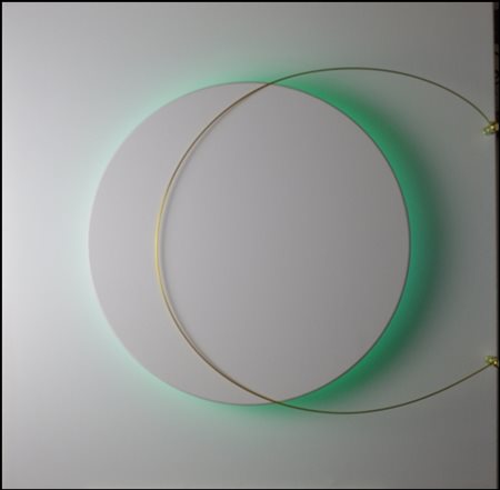 BANI BRUNO Milano 1964 "Eclissi parziale bianca"