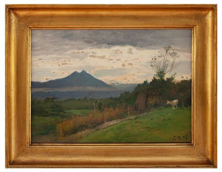 Lorenzo Delleani Pollone 1840 – Torino 1908 Paesaggio autunnale 