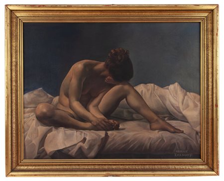 Sergei Petrovich Ivanoff Mosca 1893 – Parigi 1983 Nudo Seduto