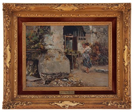 Vincenzo Irolli Napoli 1860 – 1949 Nella corte