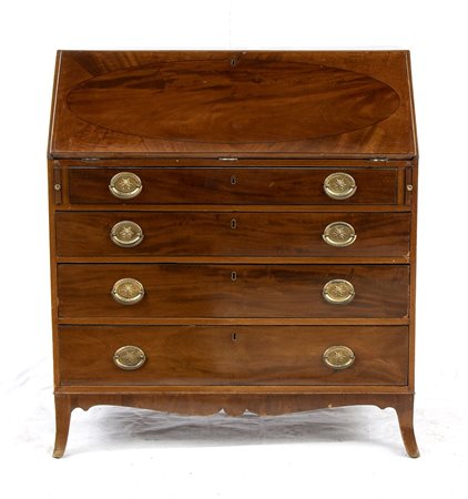 Ribalta Vittoriana inglese in mogano - XIX secolo