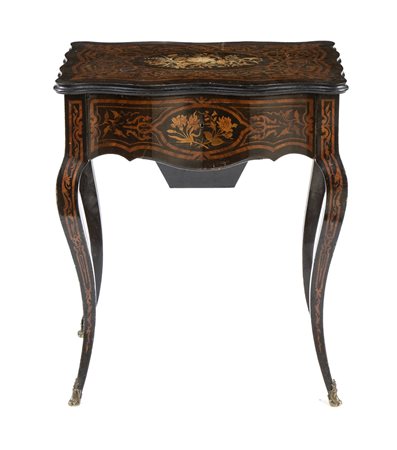 Toletta francese intarsiata Napoleone III -  XIX secolo 