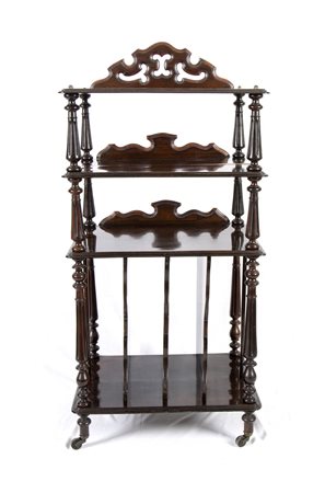 Etagère inglese vittoriano inglese - XIX secolo