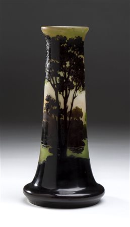 Vaso in vetro -  Émile Gallé (1846-1904) - Nancy