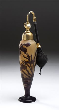 Vaporizzatore porta profumo in vetro -  Émile Gallé (1846-1904) - Nancy