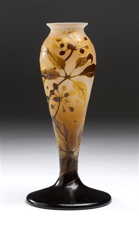 Vaso in vetro -  Émile Gallé (1846-1904) - Nancy