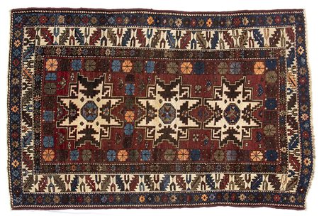 Tappeto LESGHI - CAUCASO, inizio XX secolo 