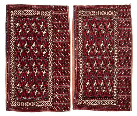 Coppia di selle Bukhara Yomut  - TURKMENISTAN, metà XX secolo