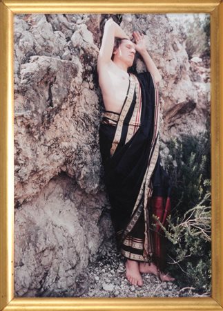 LUIGI ONTANI 1943 " Neroccia " Fotografia a colori su carta, cm. 28 x 20,5...