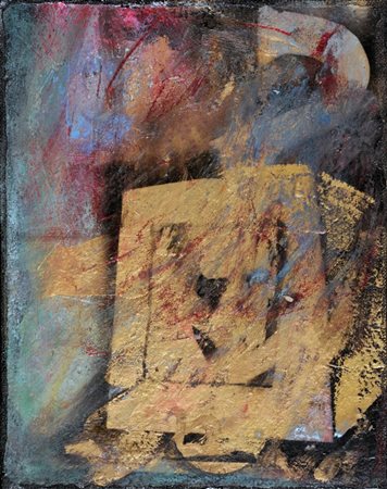 GIOSETTA FIORONI 1932 " Oro, Teatro della vita ", 1995 Tecnica mista e...