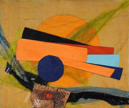 ROBERTO CRIPPA 1921 - 1972 " Scomposizione solare ", 1971 Tecnica mista e...